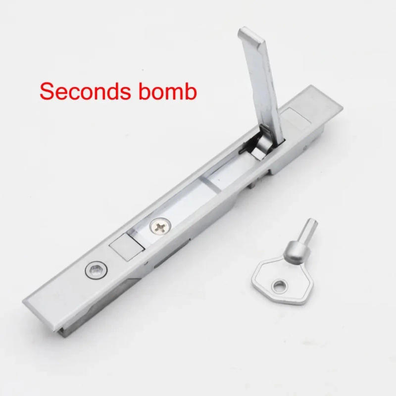 Description Picture 3 of itemZinc-alloy Screen Lock Small Open Spring Combination Lock Invisible Screen Lock Gold Screen Door Screen Lock