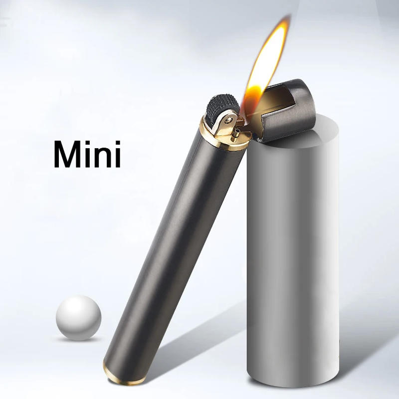Description Picture 5 of itemMini Cigarette Lighter Grinding Wheel Flint Free Fire Butane Gas Lighter Portable Can Be Placed Cigarette Box Smoke Accessories