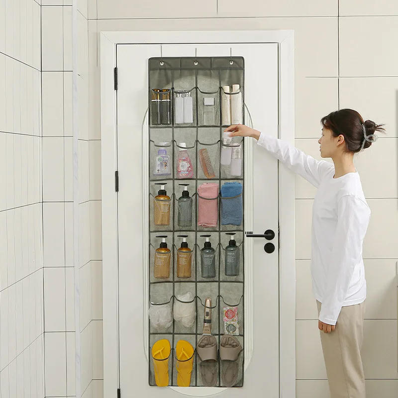 Description Picture 5 of itemWall Hanging Shoe Storage Organizer Bag Shoes Rack Over The Door Fabric Cabinet Closet Organizer For Shoes Clothes Storage Bag