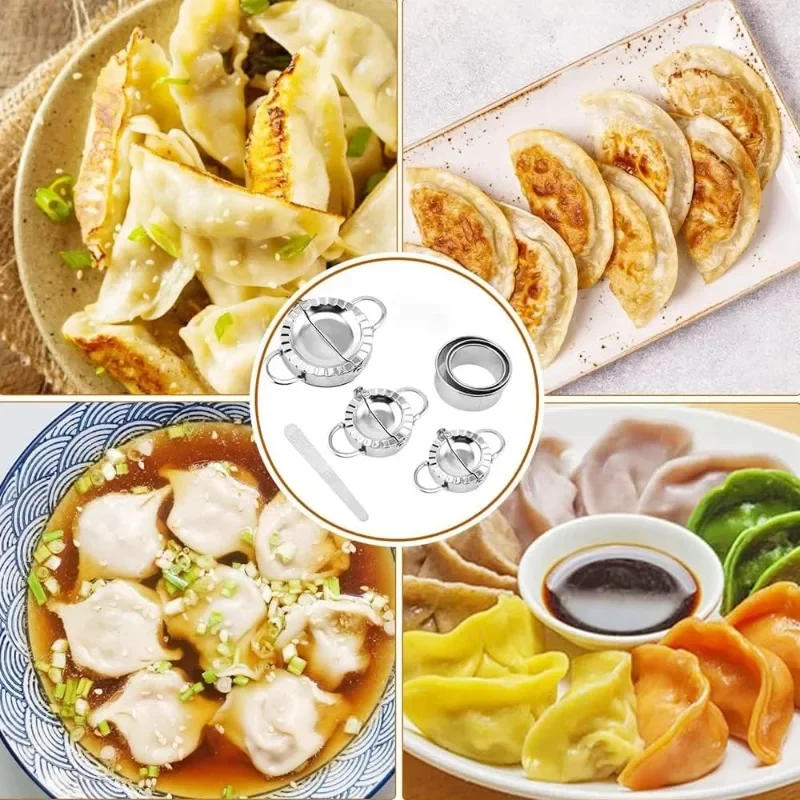 Description Picture 3 of itemMulti-size Dumpling Maker Stainless Steel Dough Cutter Eco Friendly Pie Ravioli Dumpling Mold Dough Press Pastry Accessories