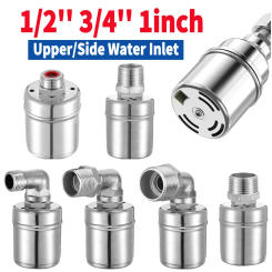 1/2 3/4 1Inch 304 Stainless Steel Floating Ball Valve Automatic Water Level Control Valve Auto Shut Off Ball for Water Tank/Pool