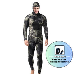 Wetsuit 3mm Neoprene Camouflage Men's Diving Suit Split Scuba Spearfishing Surfing Jumpsuit for cold water Swimsuit