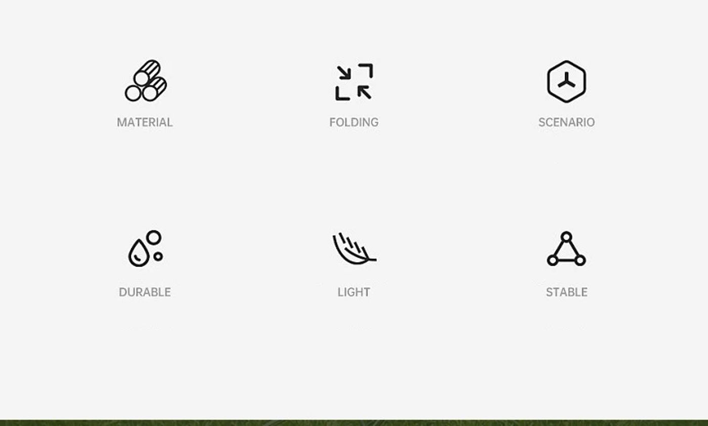 Description Picture 3 of itemOutdoor Camping Tactical Aluminum Table Portable Anti-corrosion and Anti-rust Folding Picnic Table