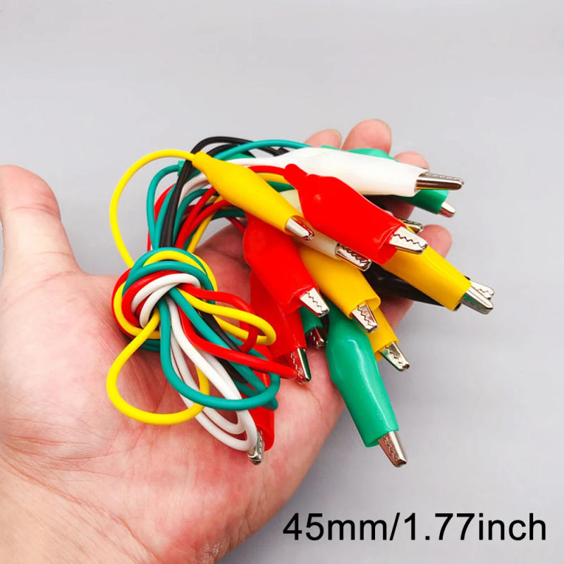 Description Picture 6 of item30PCS Premium Alligator Clips Electrical, 28/35/45mm 5 Colors Test Leads Cable with Crocodile Clips, Dual Ended Jumper Wires