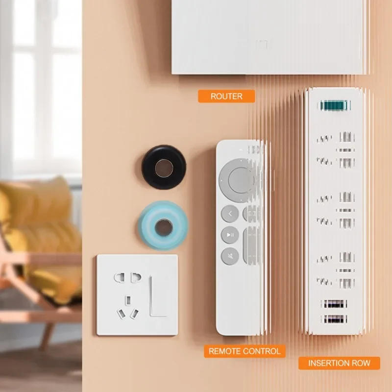 Description Picture 5 of itemMagnetic Hooks for Remote Control Wall-mounted Magnet Holders Keys Anti-Lost Storage Hook Fridge Stickers Home Office Organizer