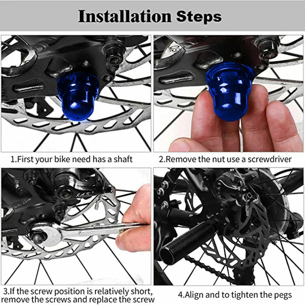 Description Picture 3 of itemBike Pegs Aluminum Alloy Anti Skid Lead Foot ForBMX Bike Fit 3 8 Inch Axles Bike Pegs Anti Skid Lead Foot Rest Pegs