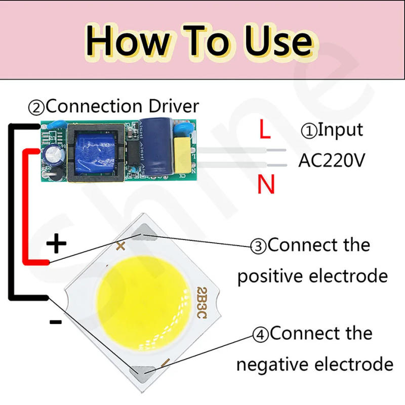 Description Picture 6 of item10pcs 3W/5W/7W/10W 6500K/4000K/3000K LED COB Light Beads 1313 Ra≥70 LED lamp Bead LED Bulb Chip Spot Light Downlight Diode Lamp