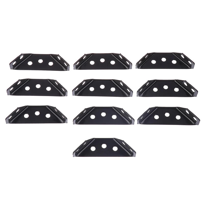 Description Picture 4 of item10Pcs Universal Furniture Corner Connector Stainless Steel Corner Brace With Screws Heavy Duty Angle Shelf Brackets For Wood