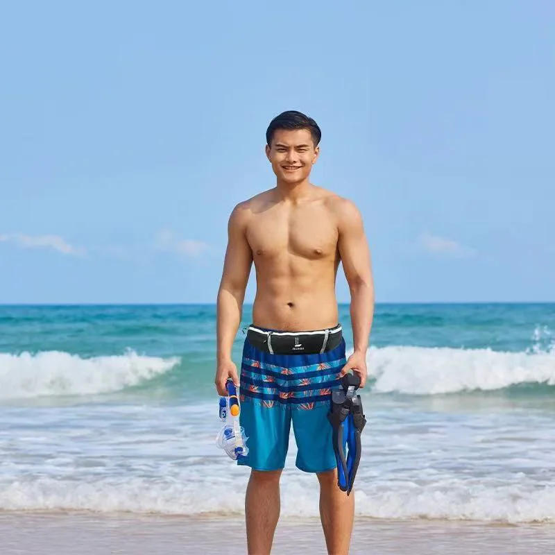 Description Picture 4 of itemAutomatic Inflatable Fishing Vest for Adults, Portable Waist Life Jacket, Life Belt, Sea PFD Manual Buoyancy Vest for Boating