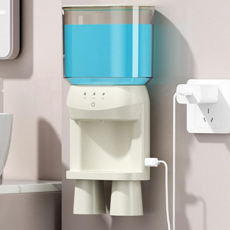 Description Picture 5 of itemAutomatic Mouthwash Dispenser For Bathroom, Adjustable Dispensing Levels, Rechargeable, 2 Magnetic Cups,Wall Mounted