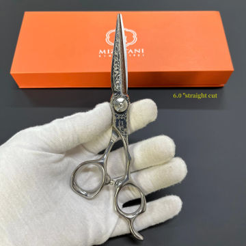 Japan Imported Mizutani Hair Cutting Mallet Eye Silver High Quality Hair Cutting Scissors Flat Scissors Teeth Scissors
