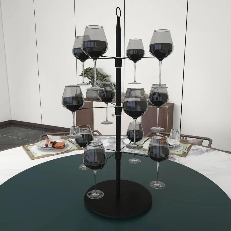 Description Picture 5 of itemCocktail Tree Stand Wine Glass Display Drinks Holders Champagne Cocktails Martini Cocktail Wine glass holder Wine glass storage