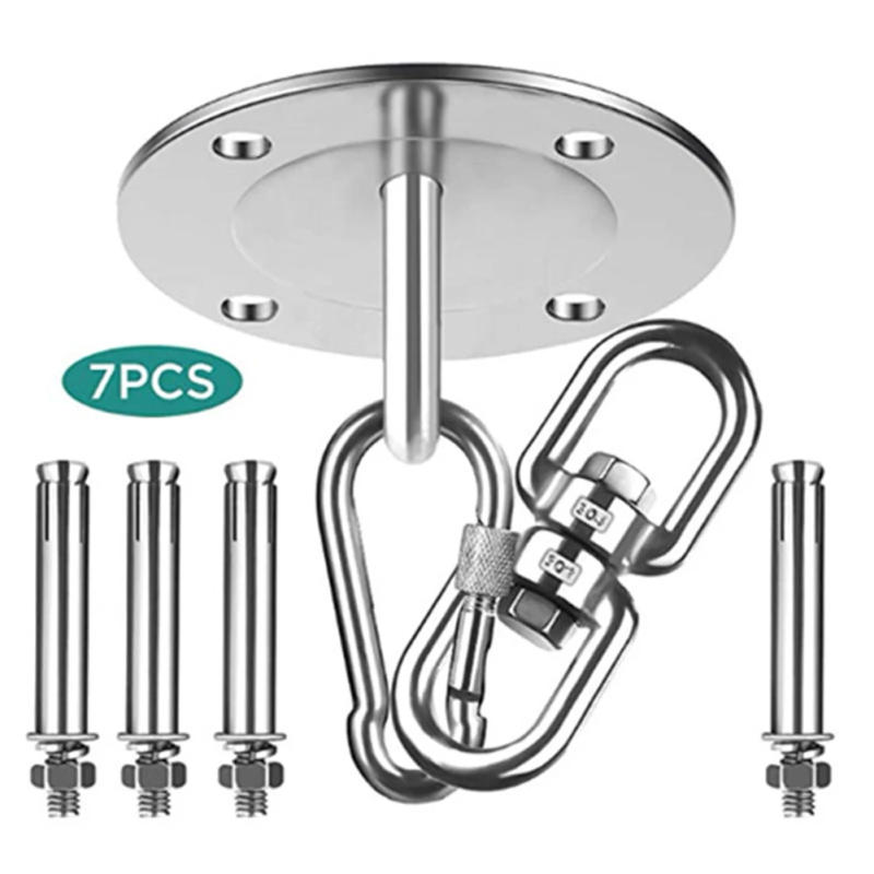 Description Picture 6 of item450kg Fixed Hanging Board Swing Chair Sandbag Hook Safety Belt Buckle Rotation Hooks Heavy Duty Multi-Purpose For Home