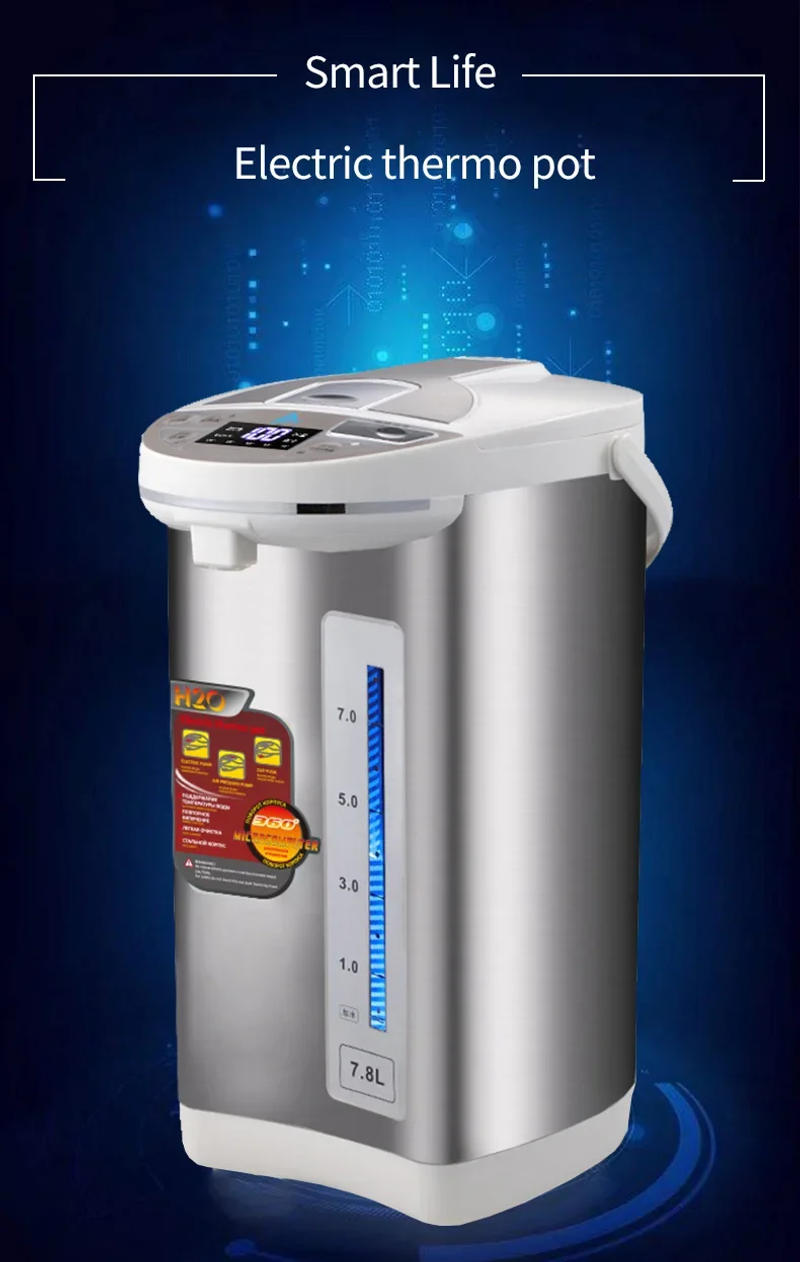 Description Picture 3 of itemTSJElectric Kettle household steel electric water bottle with automatic insulation 220V hot water kettle for boiling water