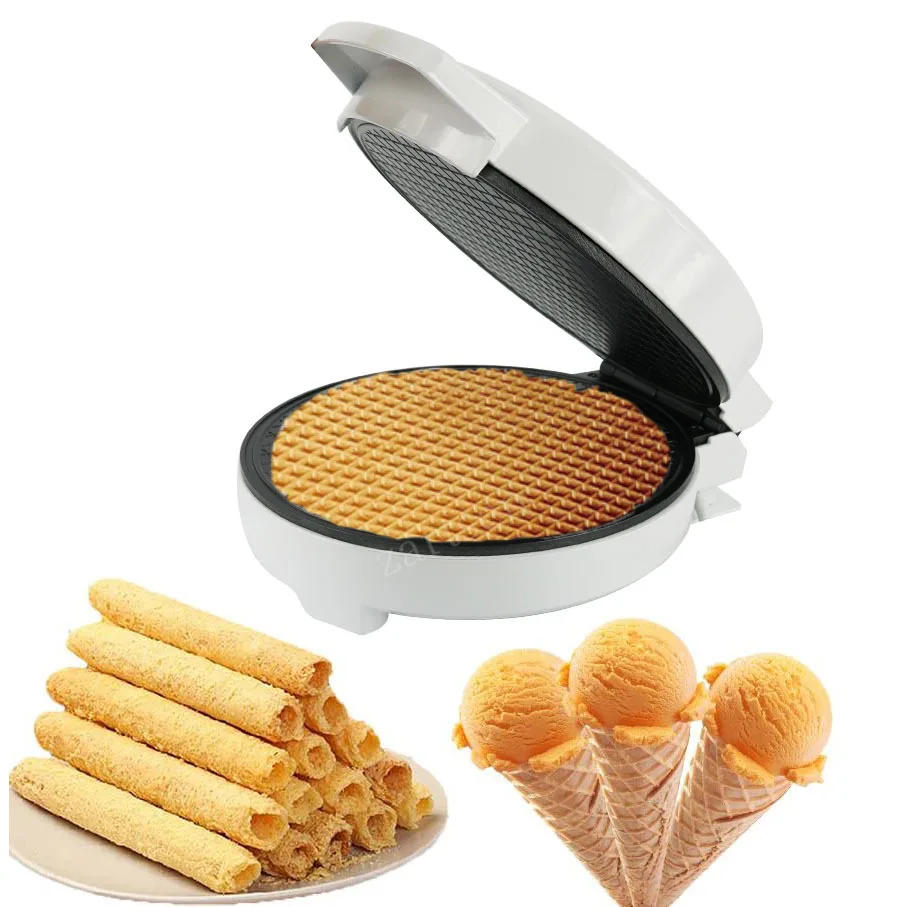 Description Picture 4 of itemHousehold Breakfast Egg Roll Machine Electric Baking Pan Baking Machine Waffle Cone Maker Homemade Ice Cream Cone Machine