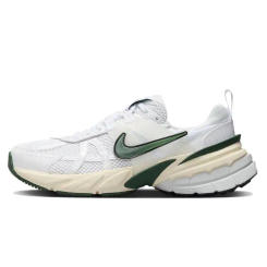 Nike V2K Run Men's and Women's White Green Anti-slip Wear Leisure Sports Comfortable 100 Tower Low-top Leisure Running Shoes