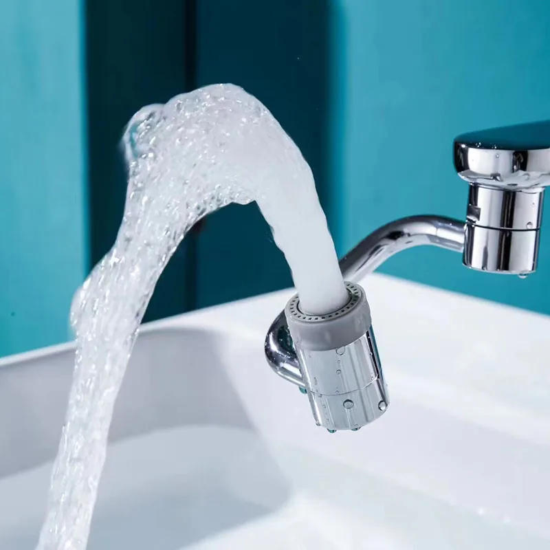 Description Picture 6 of item1080° Universal Rotation Faucet Sprayer Head Washbasin Kitchen Robotic Arm Extension Faucets Aerator Bubbler Nozzle