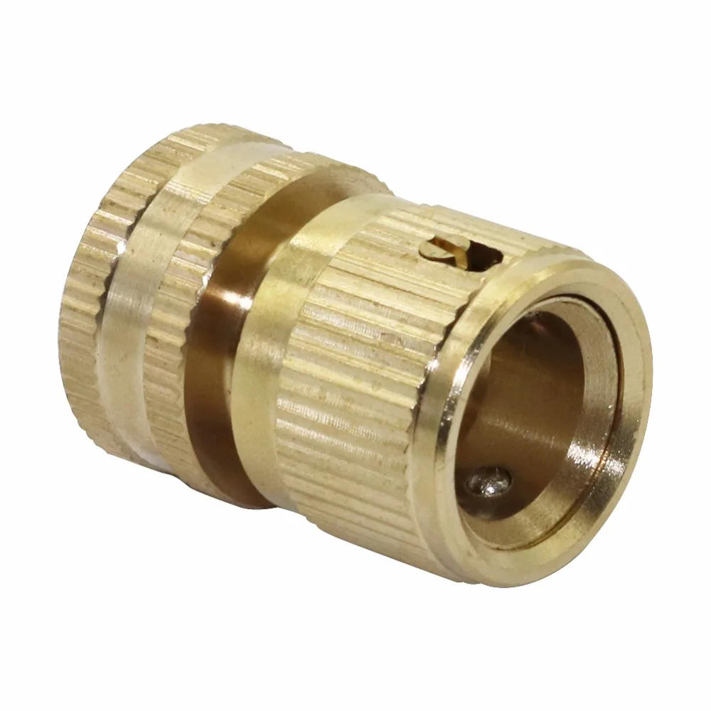 Description Picture 5 of item1 Pcs 3/4 Inch Male Female Thread Copper Quick Connector Garden Water Connection Accessories Car Washing Pipe Fittings