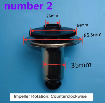 Description Picture 3 of itemSmyth Norco striker Tops Chuangert Norco small squirrel Oneng wall-hung boiler water pump rotor impeller accessories