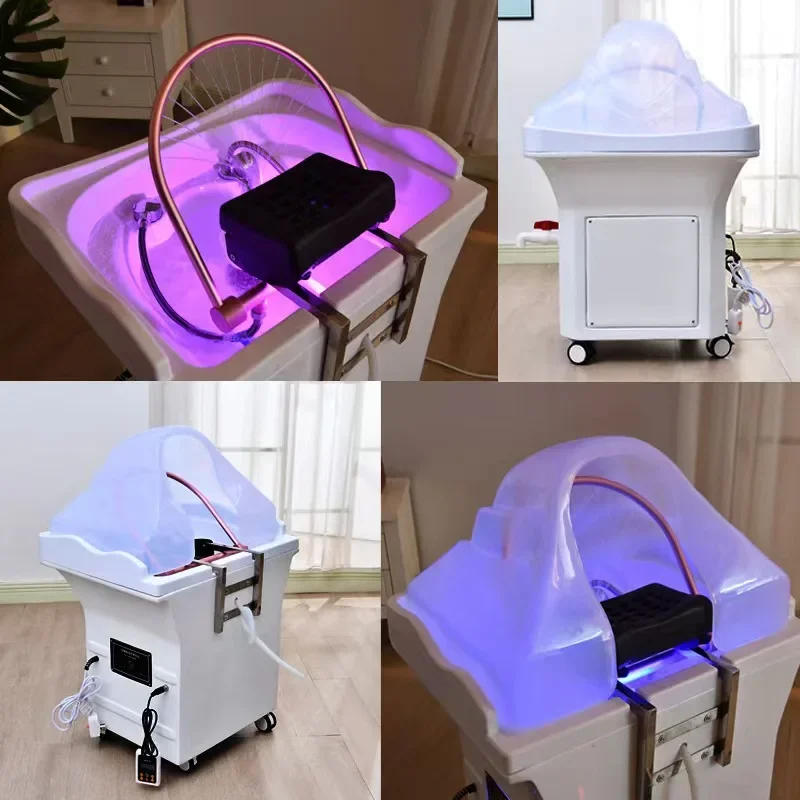 Description Picture 2 of itemMobile Water Tank Shampoo Wash Chair Massage Head Spa Adjustable Water Circulation Multifunctional Fumigable Shampoo Bed