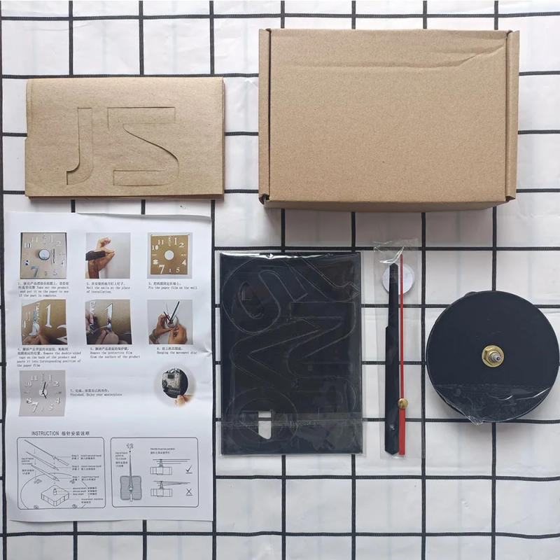 Description Picture 4 of itemWall Clock Frameless Digital Wall Clocks DIY Acrylic Wall Stickers Quartz Silent Clock for Home Office Wall Decor Horloge Murale