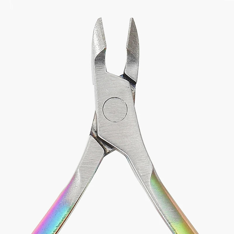 Description Picture 6 of item3pcs Set Rainbow Stainless Steel Nail Cuticle Scissors Pushers Dead Skin Gel Polish Remover Nail Art Manicure  Care Tools