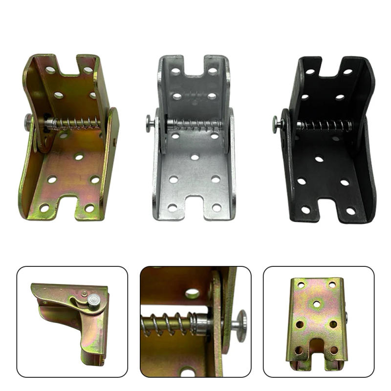 Description Picture 5 of item90 Degree Self-Locking Folding Hinge Sofa Bed Dining Table Lift Support Connection Cabinet Hinges Furniture Hardware