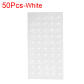 50pcs white