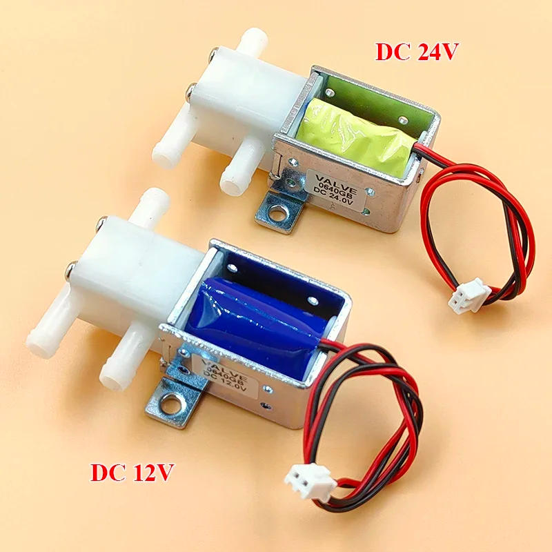 Description Picture 5 of itemDC 12V/24V 3-Way 2-Position NC/NO Small Electric Solenoid Valve Mini Water Air Flow Control for DIY Dispensers Coffee Tea Table