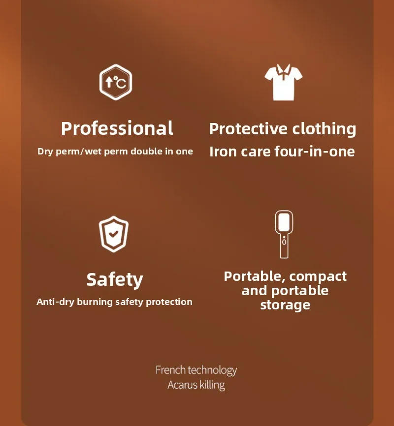 Description Picture 5 of itemHandheld Steamer Iron USB Portable Mini for Clothes Fast Heating Travel Garment Fabric Press Machine with Handle Home Use