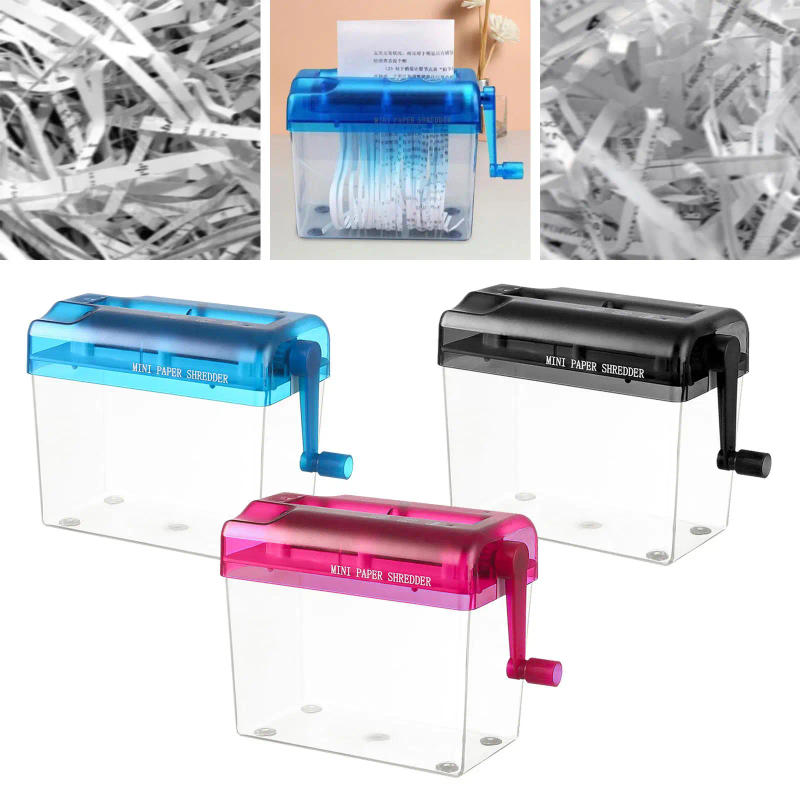 Description Picture 4 of itemManual Paper Shredder Hand Shredder Mini Household Handheld Paper Cutting Machine A4 Size Professional Paper Shredder