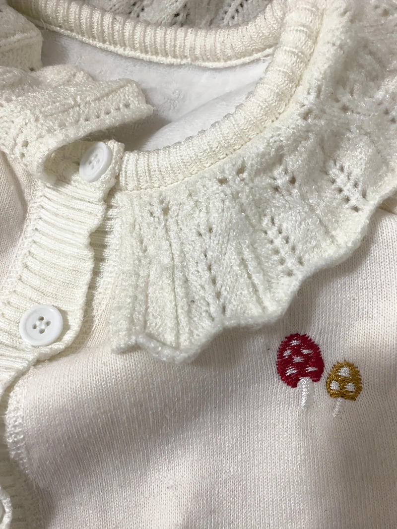 Description Picture 5 of itemAutumn Sweater Cardigan Toddler Autumn Knitted Sweater Baby Girl Clothes Spring and Autumn Jacket