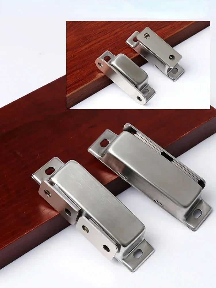 Description Picture 4 of itemmodern Stainless steel cabinet door magnetic suction wardrobe door force  door touch bead cabinet  lock