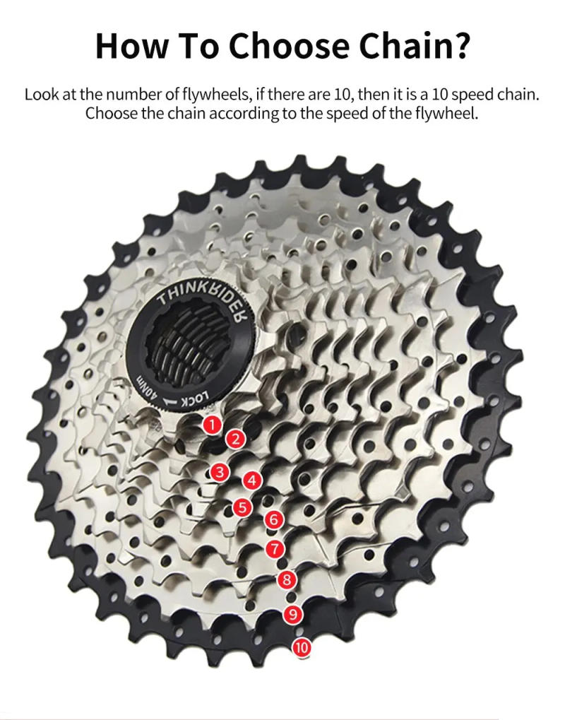 Description Picture 5 of itemThinkRider Bike Chain 6 7 8 Speed Velocidade Electroplated Silver Bicycle Chain Mountain Road Bike MTB Chains Part 116 Links