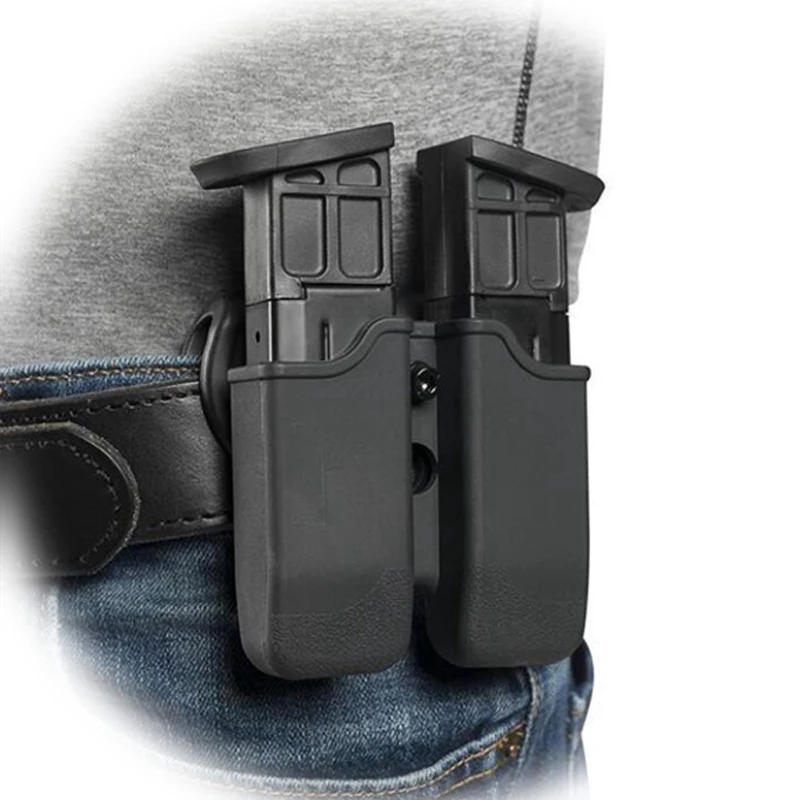 Description Picture 6 of itemTactical 9mm Double Magazine Pouches for Glock 17 Beretta M9 M92 Colt 1911 Hunting Universal 9mm .40 Mag Holster Mag Holster