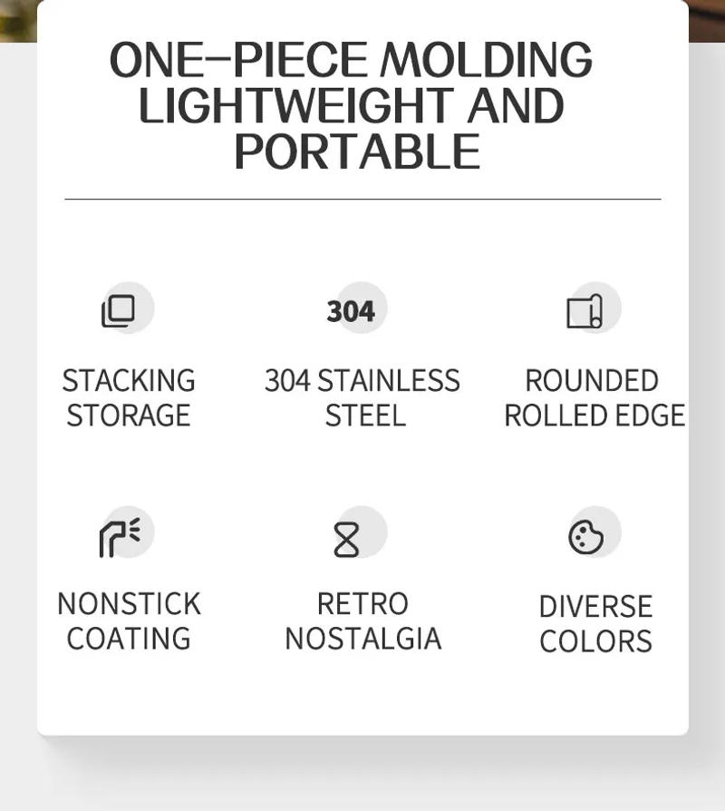 Description Picture 3 of itemThous Winds Camping Bowl Dishes Outdoor Tableware Set Picnic Cooking Cookware Travel Utensils Camping Equipment Supplies TW3021