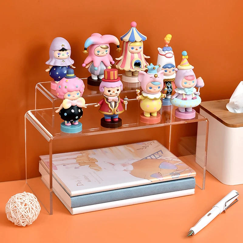 Description Picture 6 of itemAcrylic Plexiglass Jewelry Display Rack Jewelry Cosmetics Display Rack Window Dessert Display Rack Shoe Divider U-Shape