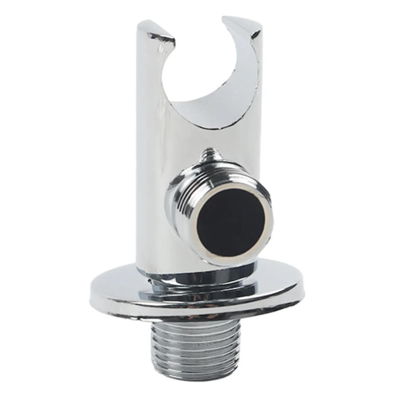 Description Picture 2 of itemWall Mounted Outlet Elbow Shower Hose Connector Head Holder Bracket Holder Bathroom Accessories Replacement