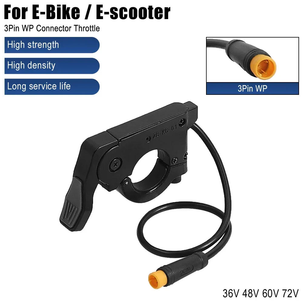 Description Picture 2 of item36V 48V 60V 72V Finger Throttle TT009 Left Right E-bike Thumb Throttle for Electric Bicycle Handlebar 22mm Scooter Accelerator