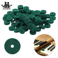 90Pcs Green Piano Felt Pads Piano Keyboard Tuning Felt Ring Pad Washers Musical Instrument Repair Tool Parts