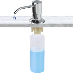500ml / 350ml Bottle Liquid Soap Dispensers Durable Stainless Steel Pump Useful Kitchen Sink Tools Home Product