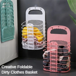 Foldable Laundry Basket Organizer Dirty Clothes Basket Storage Basket Foldable Extra Large Capacity Toilet Wet And Dry Dirty