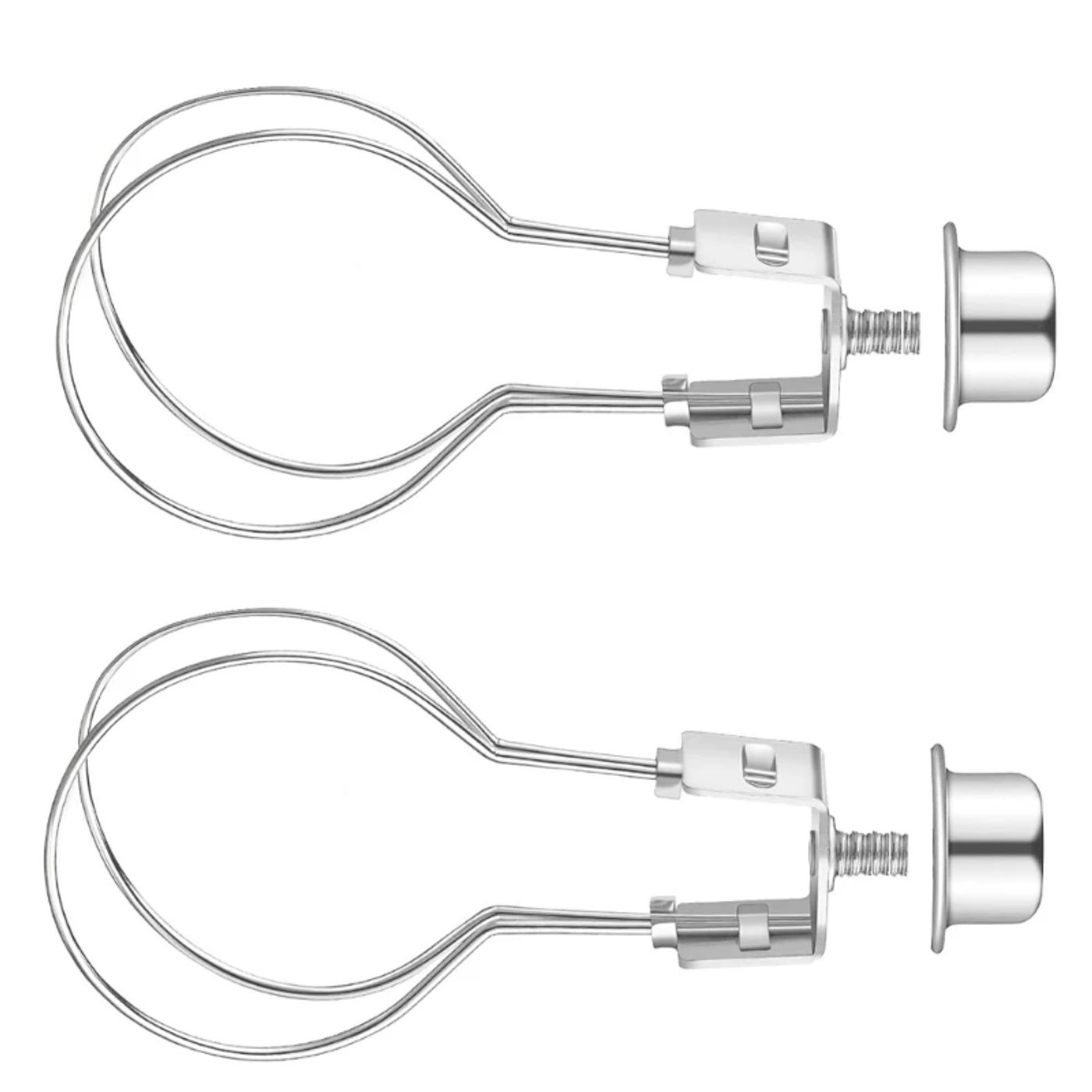 Description Picture 3 of item2Pcs Lamp Shade Harp Holder Adapter Supporting Light Bulb Clip Bulb Spring Clip