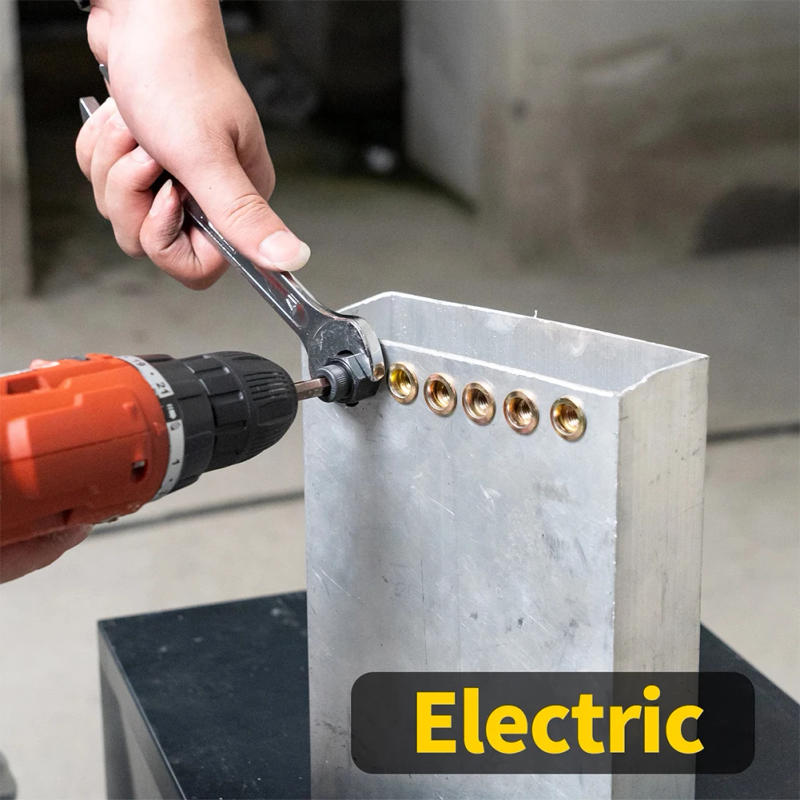 Description Picture 5 of itemSpare Part for Hand Rivet Tool Belt 21PCS Hand Rivet Nut Head Nut Set M3 Cost effective Solution Iron Galvanized Nuts