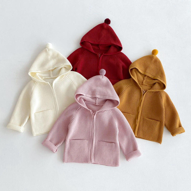 Description Picture 6 of item9M-3Y Baby Sweaters Prom Hoodie Knit Wear Autumn New Infant Girls Sweater Cardigans
