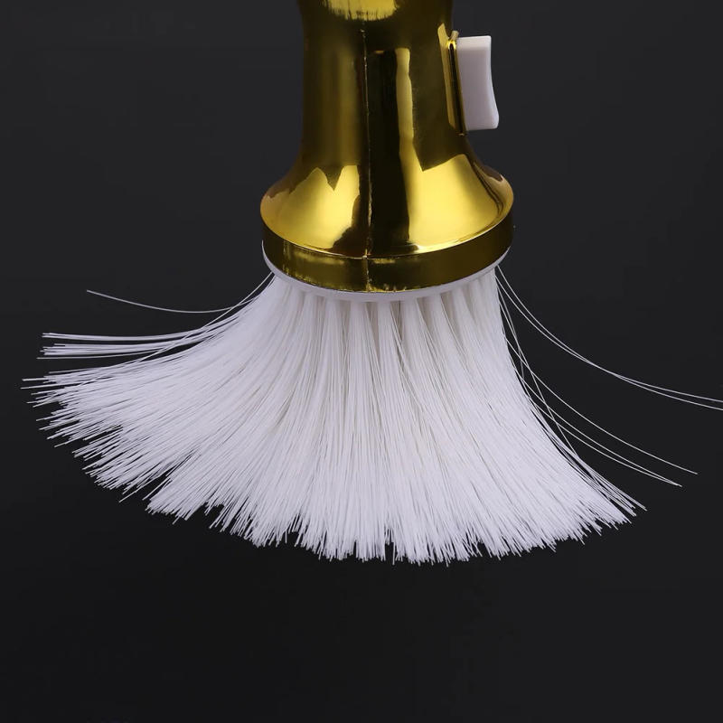 Description Picture 3 of itemHair Cutting Neck Face Duster Bath Powder Cleaner Brush Salon Tools (Gold)