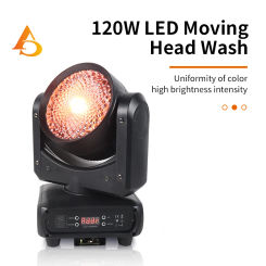 LED 120W RGBW 4IN1 Moving Head Wash Light Wall Wash Effect DMX512 For DJ Stage Effect Lights Disco Party Club Xmas
