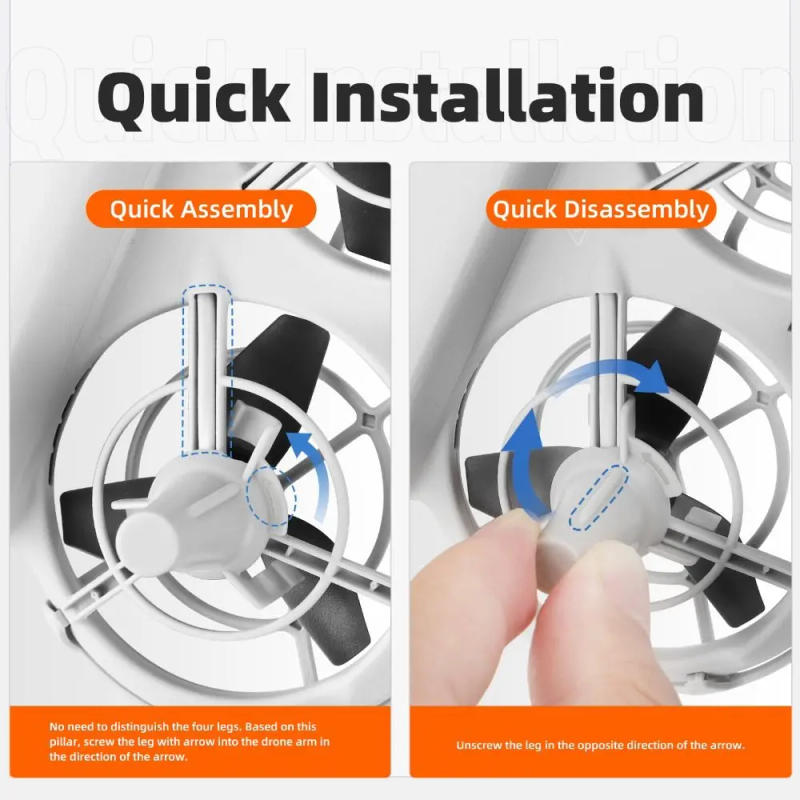 Description Picture 6 of itemNew Light Weight Landing Gear Protector Drone Drone Heighten Leg Support Accessories Gimbal Protection Bracket for DJI Neo