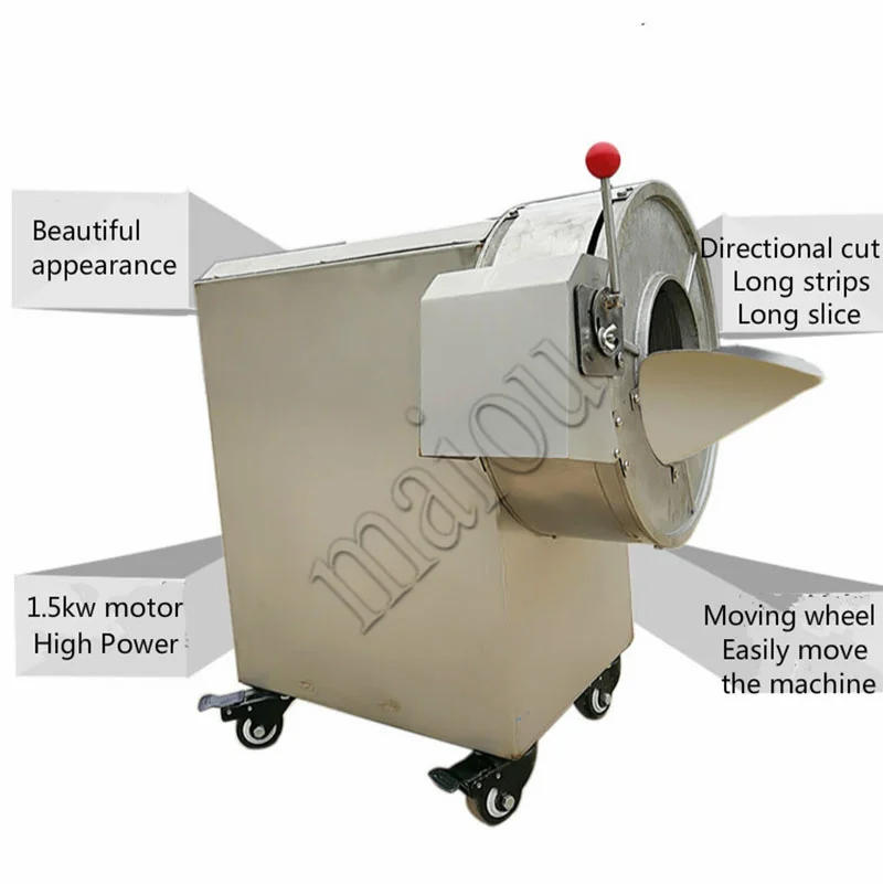 Description Picture 4 of itemElectric Vegetable Cutter Wire Cutter Commercial Automatic Slicer Potato and Radish Shredder