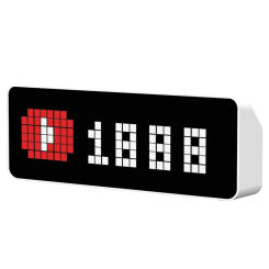 Ulanzi TC001 Smart Pixel Clock Weather Forecast Function Scientific Management of Time Full Color Pixel Display Clock